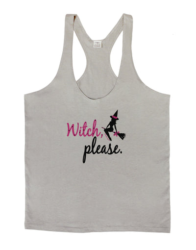 Witch Please Mens String Tank Top-Men's String Tank Tops-LOBBO-Light-Gray-Small-Davson Sales