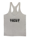 In Science We Trust Text Mens String Tank Top-Men's String Tank Tops-LOBBO-Light-Gray-Small-Davson Sales