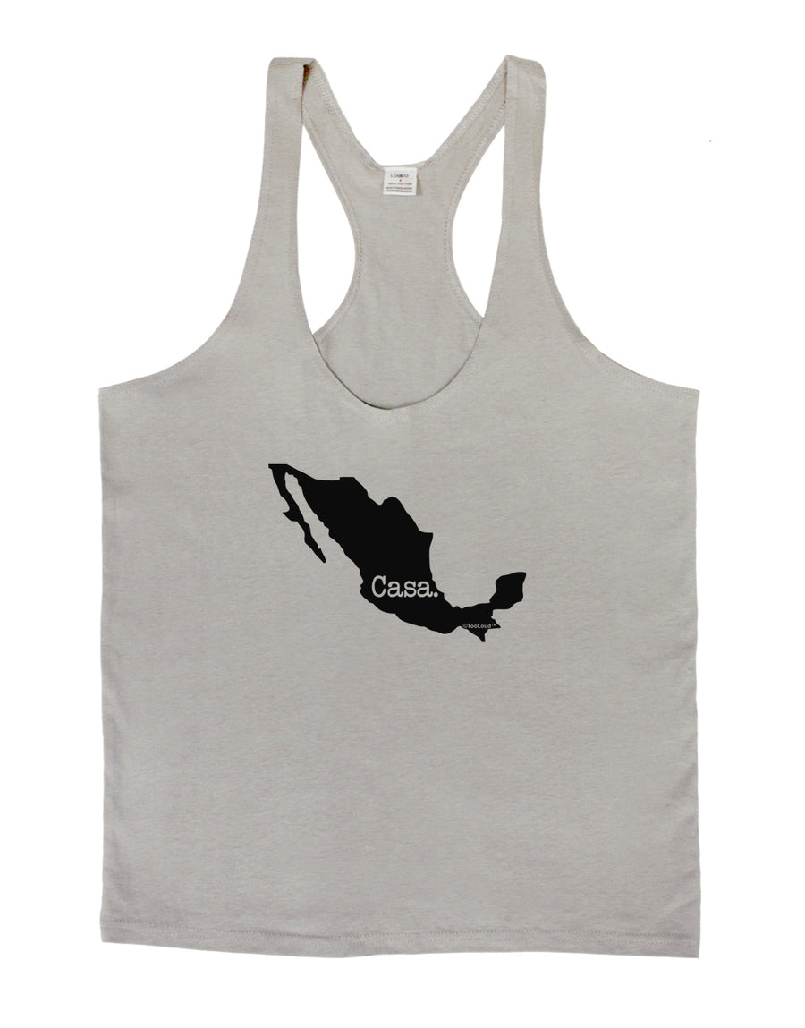 Mexico - Casa - Cinco De Mayo Mens String Tank Top-Men's String Tank Tops-LOBBO-White-Small-Davson Sales