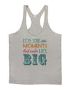 It’s the Little Moments that Make Life Big - Color Mens String Tank Top-Men's String Tank Tops-LOBBO-Light-Gray-Small-Davson Sales