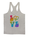 Peace and Love - Peace Heart Love Mens String Tank Top-Men's String Tank Tops-LOBBO-Light-Gray-Small-Davson Sales