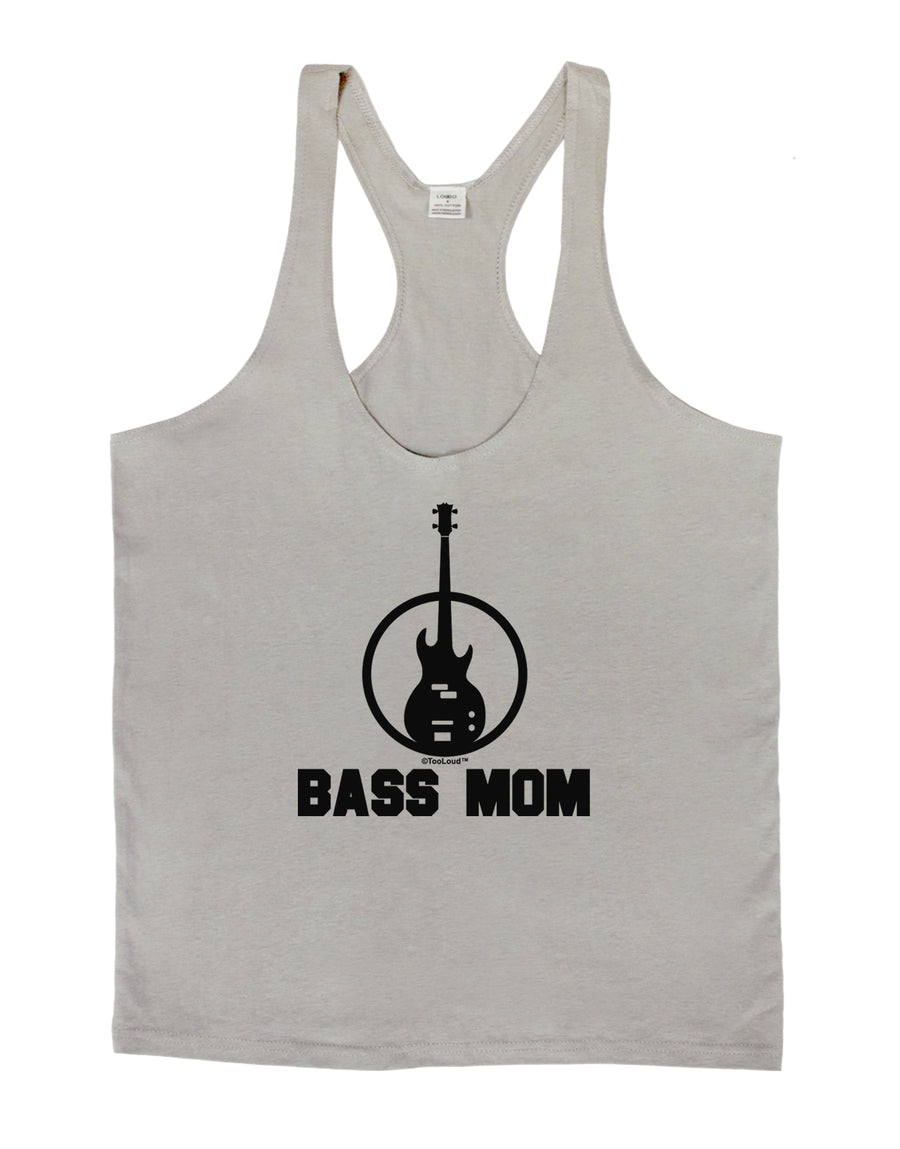 Bass Mom - Mother's Day Design Mens String Tank Top-Men's String Tank Tops-LOBBO-White-Small-Davson Sales