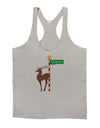 Rudolf Ratchet Reindeer Color Mens String Tank Top-Men's String Tank Tops-LOBBO-Light-Gray-Small-Davson Sales