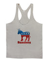 Sanders Bubble Symbol Mens String Tank Top-Men's String Tank Tops-LOBBO-Light-Gray-Small-Davson Sales