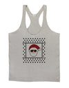 Cool Santa Christmas Sweater Mens String Tank Top-Men's String Tank Tops-LOBBO-Light-Gray-Small-Davson Sales