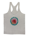 Watercolor Flower Mens String Tank Top-Men's String Tank Tops-LOBBO-Light-Gray-Small-Davson Sales