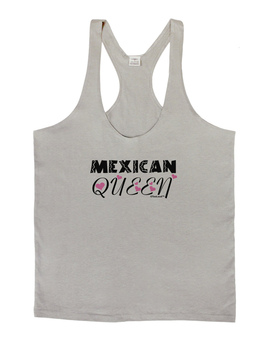 Mexican Queen - Cinco de Mayo Mens String Tank Top-Men's String Tank Tops-LOBBO-White-Small-Davson Sales