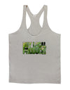 Buy Local - Green Tomatoes Text Mens String Tank Top-Men's String Tank Tops-LOBBO-Light-Gray-Small-Davson Sales