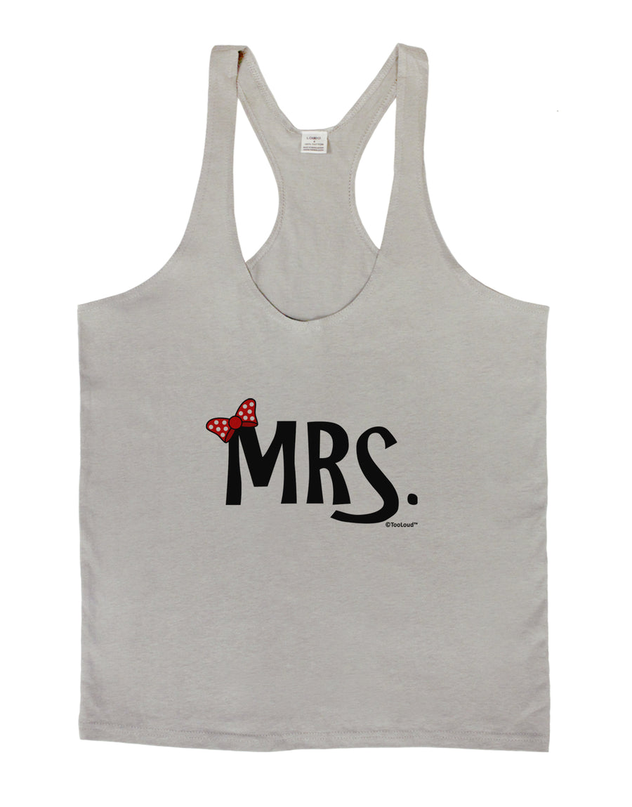 Matching Mr and Mrs Design - Mrs Bow Mens String Tank Top by TooLoud-TooLoud-White-Small-Davson Sales