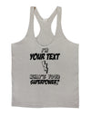 Personalized I'm -Customizable- What's Your Superpower Mens String Tank Top-Men's String Tank Tops-LOBBO-Light-Gray-Small-Davson Sales