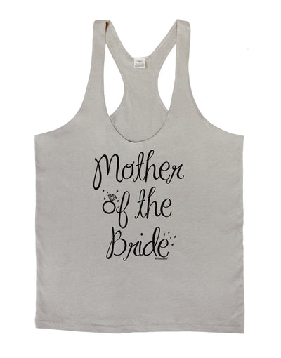 Mother of the Bride - Diamond Mens String Tank Top-Men's String Tank Tops-LOBBO-Light-Gray-Small-Davson Sales