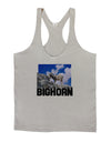 Bighorn Ram Text Mens String Tank Top-Men's String Tank Tops-LOBBO-Light-Gray-Small-Davson Sales