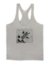 Autism Awareness - Puzzle Black & White Mens String Tank Top-Men's String Tank Tops-LOBBO-Light-Gray-Small-Davson Sales