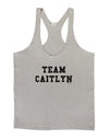 Team Caitlyn Mens String Tank Top-Men's String Tank Tops-LOBBO-Light-Gray-Small-Davson Sales