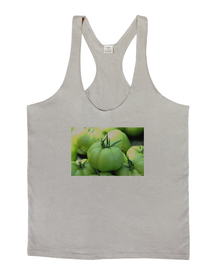 Buy Local - Green Tomatoes Mens String Tank Top-Men's String Tank Tops-LOBBO-White-Small-Davson Sales