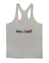 Mexcellent Flag Color - Cinco De Mayo Mens String Tank Top-Men's String Tank Tops-LOBBO-Light-Gray-Small-Davson Sales