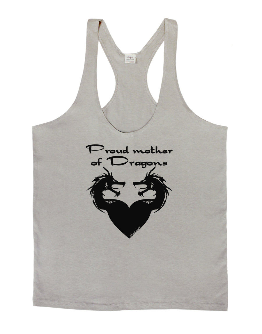 Proud Mother of Dragons Mens String Tank Top-Men's String Tank Tops-LOBBO-White-Small-Davson Sales