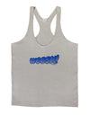 Onomatopoeia WOOSH Mens String Tank Top-Men's String Tank Tops-LOBBO-Light-Gray-Small-Davson Sales