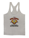 Dental Assistant - Superpower Mens String Tank Top-Men's String Tank Tops-LOBBO-Light-Gray-Small-Davson Sales