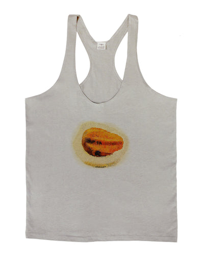 Trilobite Fossil Watercolor Mens String Tank Top-Men's String Tank Tops-LOBBO-Light-Gray-Small-Davson Sales