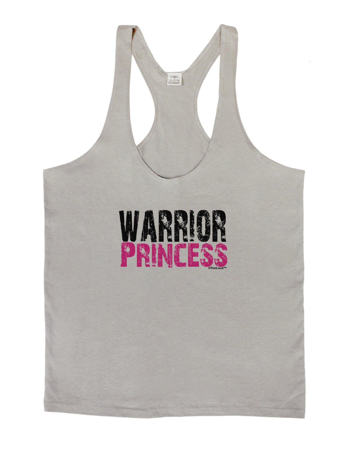 Warrior Princess Pink Mens String Tank Top-Men's String Tank Tops-LOBBO-Light-Gray-Small-Davson Sales