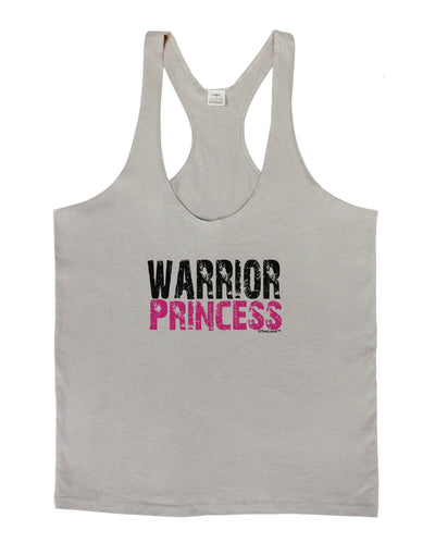 Warrior Princess Pink Mens String Tank Top-Men's String Tank Tops-LOBBO-Light-Gray-Small-Davson Sales