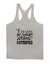 Thank My Lucky Stars and Stripes Mens String Tank Top by TooLoud-LOBBO-Light-Gray-Small-Davson Sales