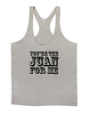 You Are the Juan For Me Mens String Tank Top-Men's String Tank Tops-LOBBO-Light-Gray-Small-Davson Sales