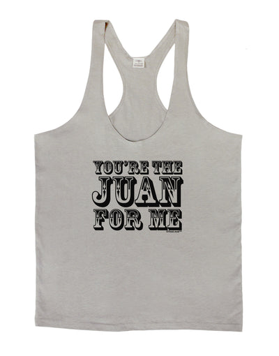 You Are the Juan For Me Mens String Tank Top-Men's String Tank Tops-LOBBO-Light-Gray-Small-Davson Sales