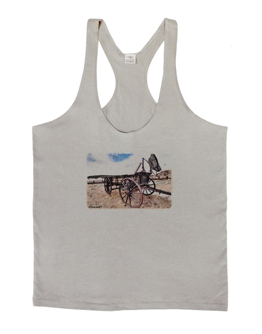 Antique Vehicle Mens String Tank Top-Men's String Tank Tops-LOBBO-White-Small-Davson Sales