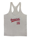 Democrat Jersey 16 Mens String Tank Top-Men's String Tank Tops-LOBBO-Light-Gray-Small-Davson Sales