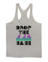 Drop the Bass Mens String Tank Top-Men's String Tank Tops-LOBBO-Light-Gray-Small-Davson Sales