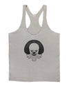 Scary Clown Grayscale Mens String Tank Top-Men's String Tank Tops-LOBBO-Light-Gray-Small-Davson Sales