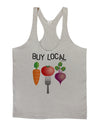 Buy Local - Vegetables Design Mens String Tank Top-Men's String Tank Tops-LOBBO-Light-Gray-Small-Davson Sales