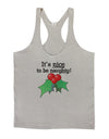 Nice to be Naughty Mens String Tank Top-Men's String Tank Tops-LOBBO-Light-Gray-Small-Davson Sales