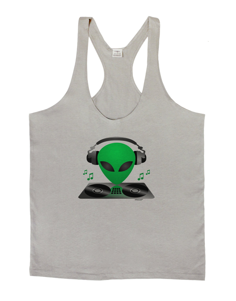 Alien DJ Mens String Tank Top-Men's String Tank Tops-LOBBO-White-Small-Davson Sales