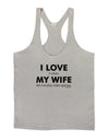 I Love My Wife Videogames Mens String Tank Top-Men's String Tank Tops-LOBBO-Light-Gray-Small-Davson Sales