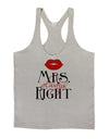 Matching Husband and Wife Designs - Mrs Always Right Mens String Tank Top-Men's String Tank Tops-LOBBO-Light-Gray-Small-Davson Sales