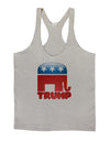 TooLoud Trump Bubble Symbol Mens String Tank Top-Men's String Tank Tops-LOBBO-Light-Gray-Small-Davson Sales