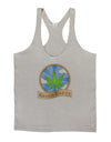 Green Party Symbol Mens String Tank Top-Men's String Tank Tops-LOBBO-Light-Gray-Small-Davson Sales