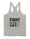 Fight for the Cure - Light Green Ribbon Celiac Disease Mens String Tank Top-Men's String Tank Tops-LOBBO-Light-Gray-Small-Davson Sales