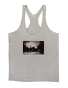 Nighttime Flamingos Mens String Tank Top-Men's String Tank Tops-LOBBO-Light-Gray-Small-Davson Sales