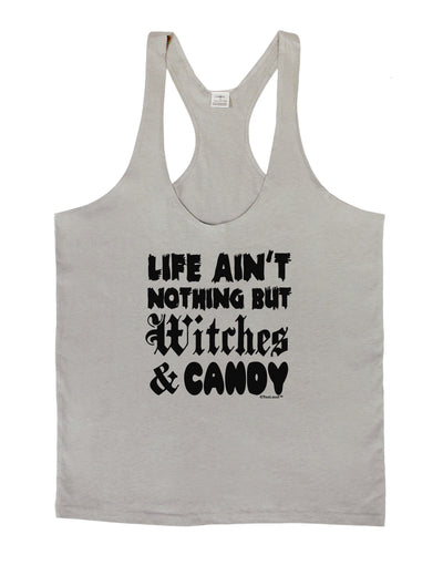 Witches and Candy Mens String Tank Top-Men's String Tank Tops-LOBBO-Light-Gray-Small-Davson Sales