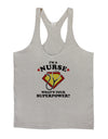 Nurse - Superpower Mens String Tank Top-Men's String Tank Tops-LOBBO-Light-Gray-Small-Davson Sales