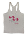 Love Isn't Love Until You Give It Away - Color Mens String Tank Top-Men's String Tank Tops-LOBBO-Light-Gray-Small-Davson Sales