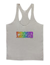Proud American Rainbow Text Mens String Tank Top by TooLoud-LOBBO-Light-Gray-Small-Davson Sales
