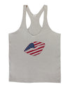 American Flag Lipstick Mens String Tank Top-Men's String Tank Tops-LOBBO-Light-Gray-Small-Davson Sales