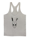 Scary Face Bunny White Mens String Tank Top-Men's String Tank Tops-LOBBO-Light-Gray-Small-Davson Sales