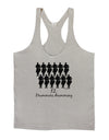 Twelve Drummers Drumming Text Mens String Tank Top-Men's String Tank Tops-LOBBO-Light-Gray-Small-Davson Sales