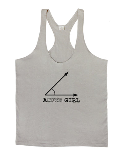 Acute Girl Mens String Tank Top-Men's String Tank Tops-LOBBO-Light-Gray-Small-Davson Sales